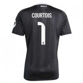 Camiseta de fútbol Real Madrid Courtois 1 Portero 2025-26 Negra